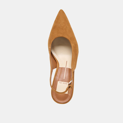 ELASI HEELS BROWN NUBUCK
