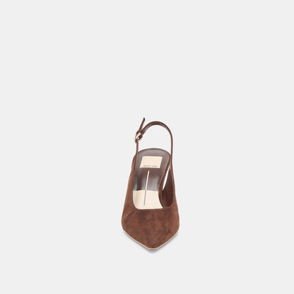 ELASI HEELS DK BROWN NUBUCK