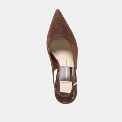 ELASI HEELS DK BROWN NUBUCK