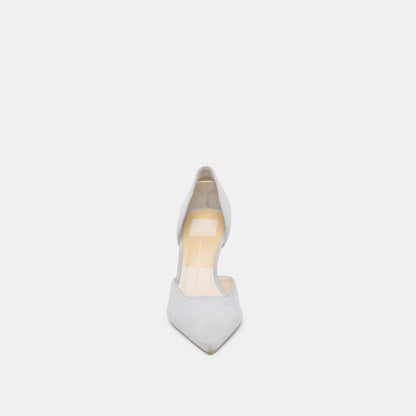 ELOY HEELS LIGHT BLUE SUEDE