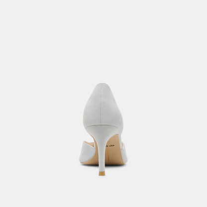 ELOY HEELS LIGHT BLUE SUEDE