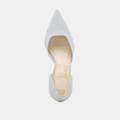 ELOY HEELS LIGHT BLUE SUEDE