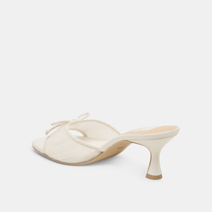 GALEN HEELS WHITE TULLE