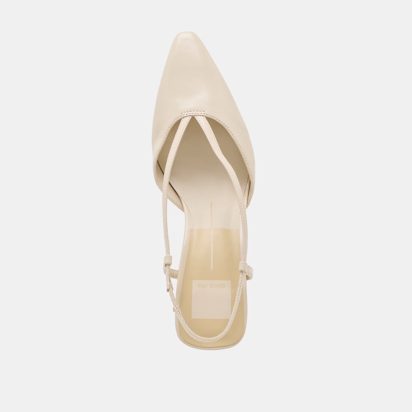 GINAY HEELS BONE LEATHER