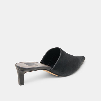 LEXY HEELS NERO CALF HAIR