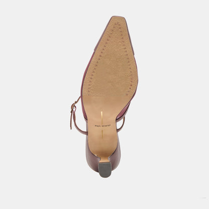 LOYD HEELS BURGUNDY MESH