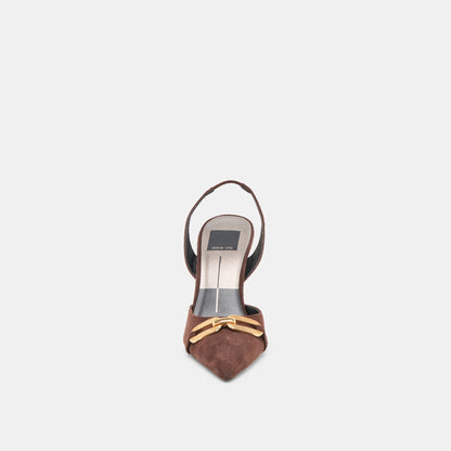 MALIK HEELS MAHOGANY NUBUCK