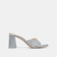 LIGHT BLUE WOVEN SATIN