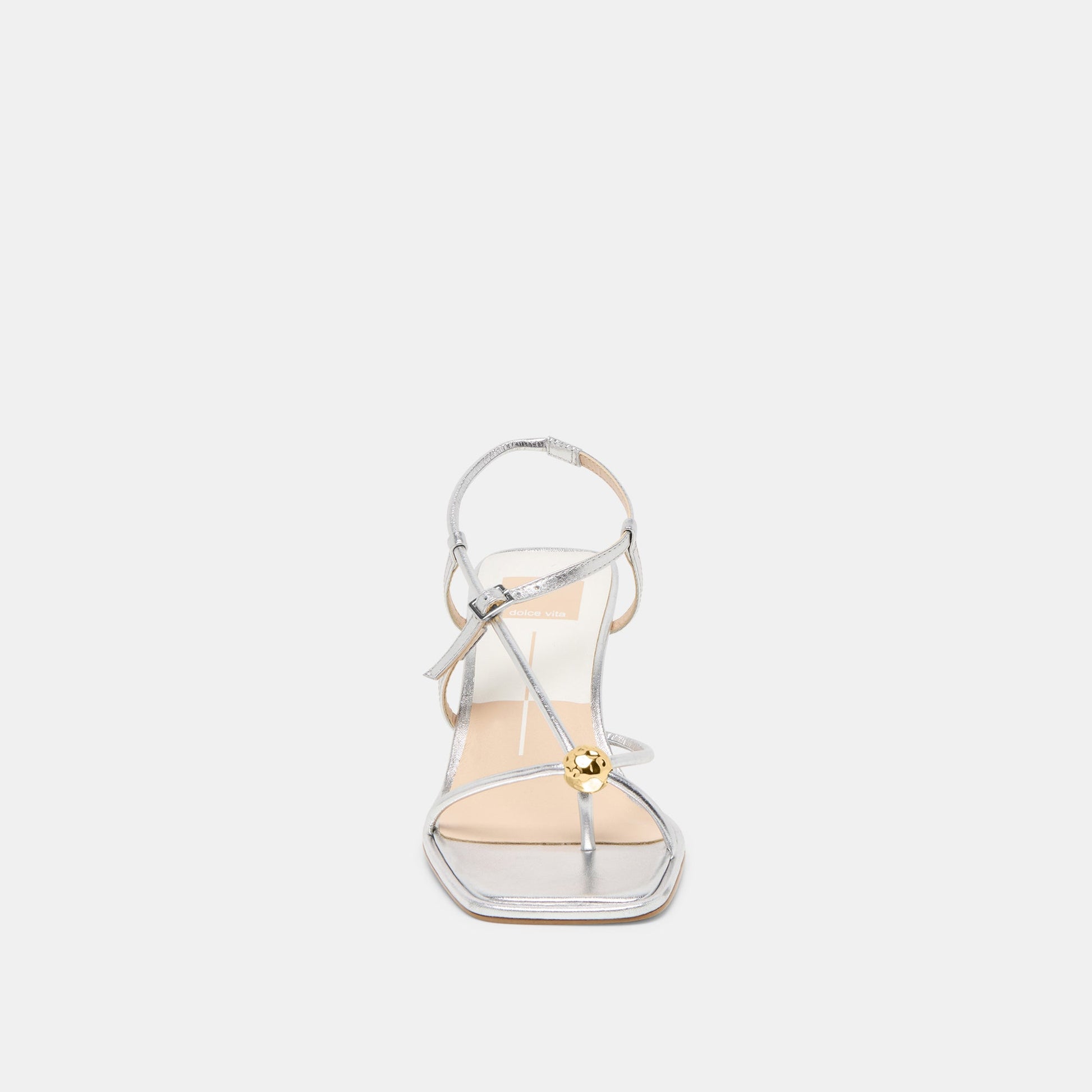 MYLEE HEELS SILVER DISTRESSED LEATHER