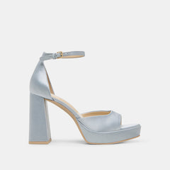 LIGHT BLUE SATIN