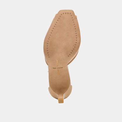 SERLO MESH HEELS CAFE MESH