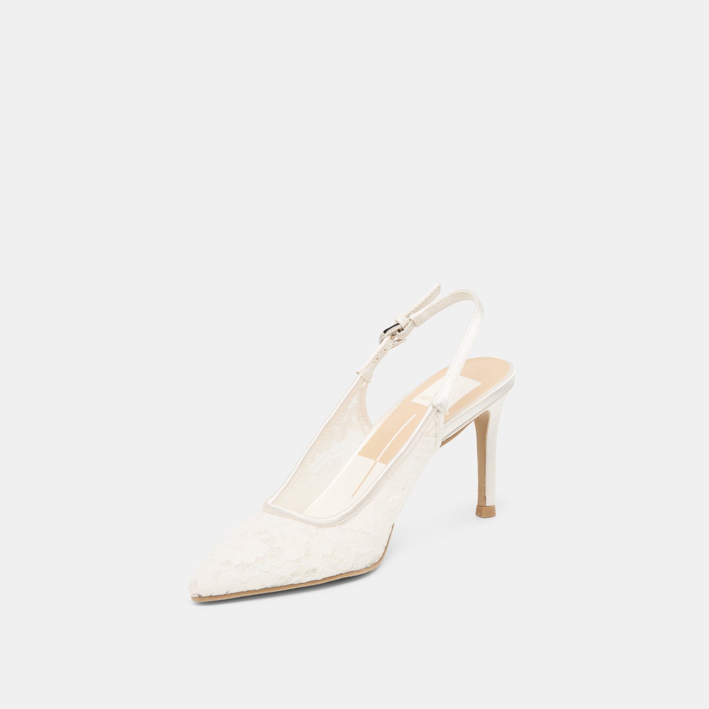 YAMI HEELS TRUE WHITE LACE
