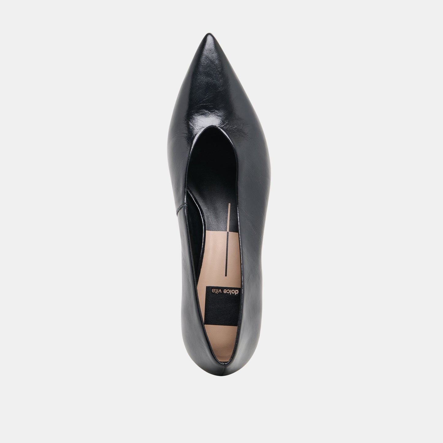 ALWYN HEELS MIDNIGHT CRINKLE PATENT