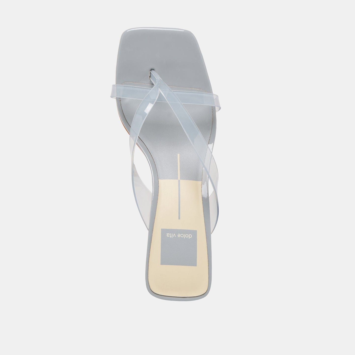 BREVEL VINYL HEELS DUSTY BLUE JELLY