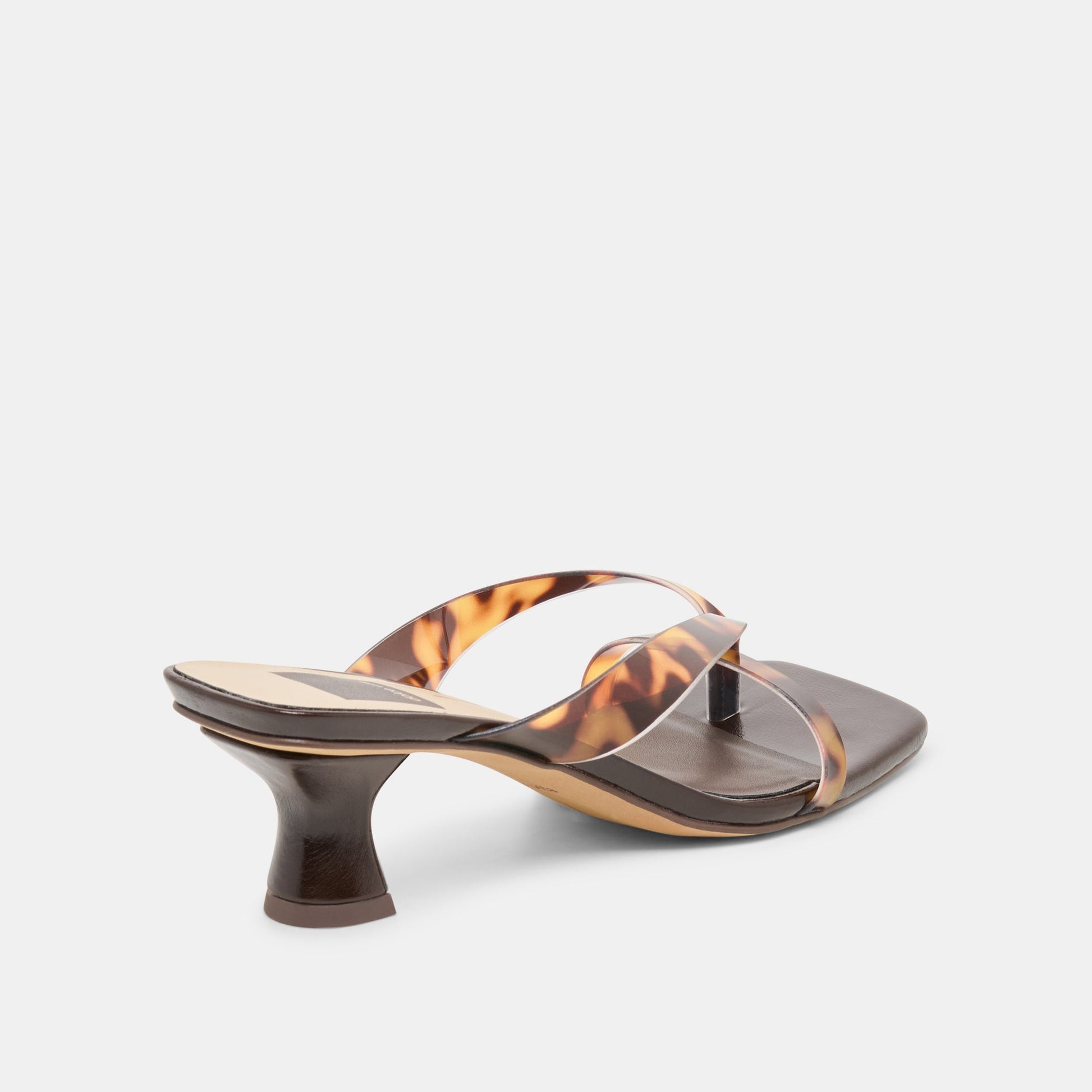 BREVEL VINYL HEELS TORTOISE JELLY