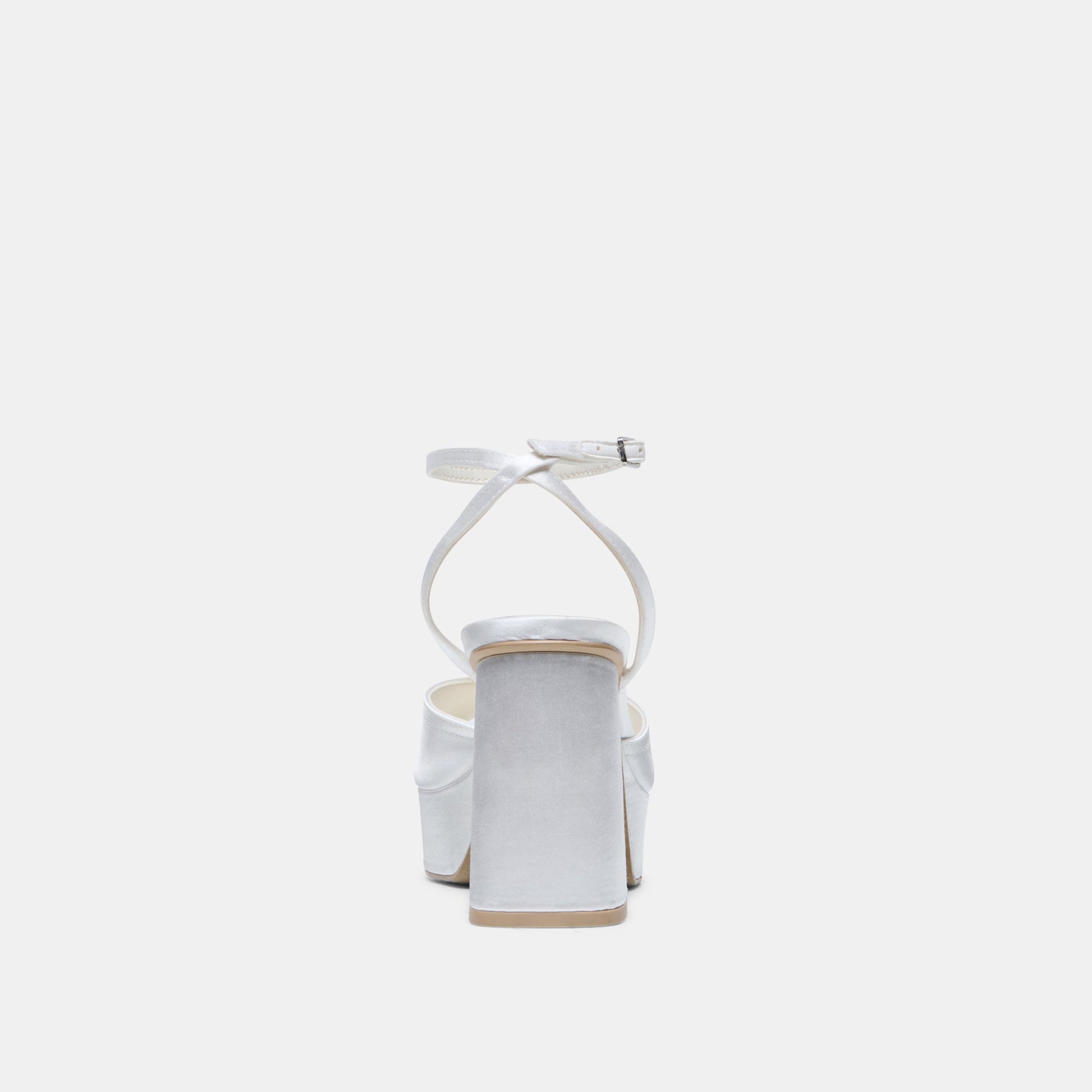 BRYLA HEELS WHITE SATIN