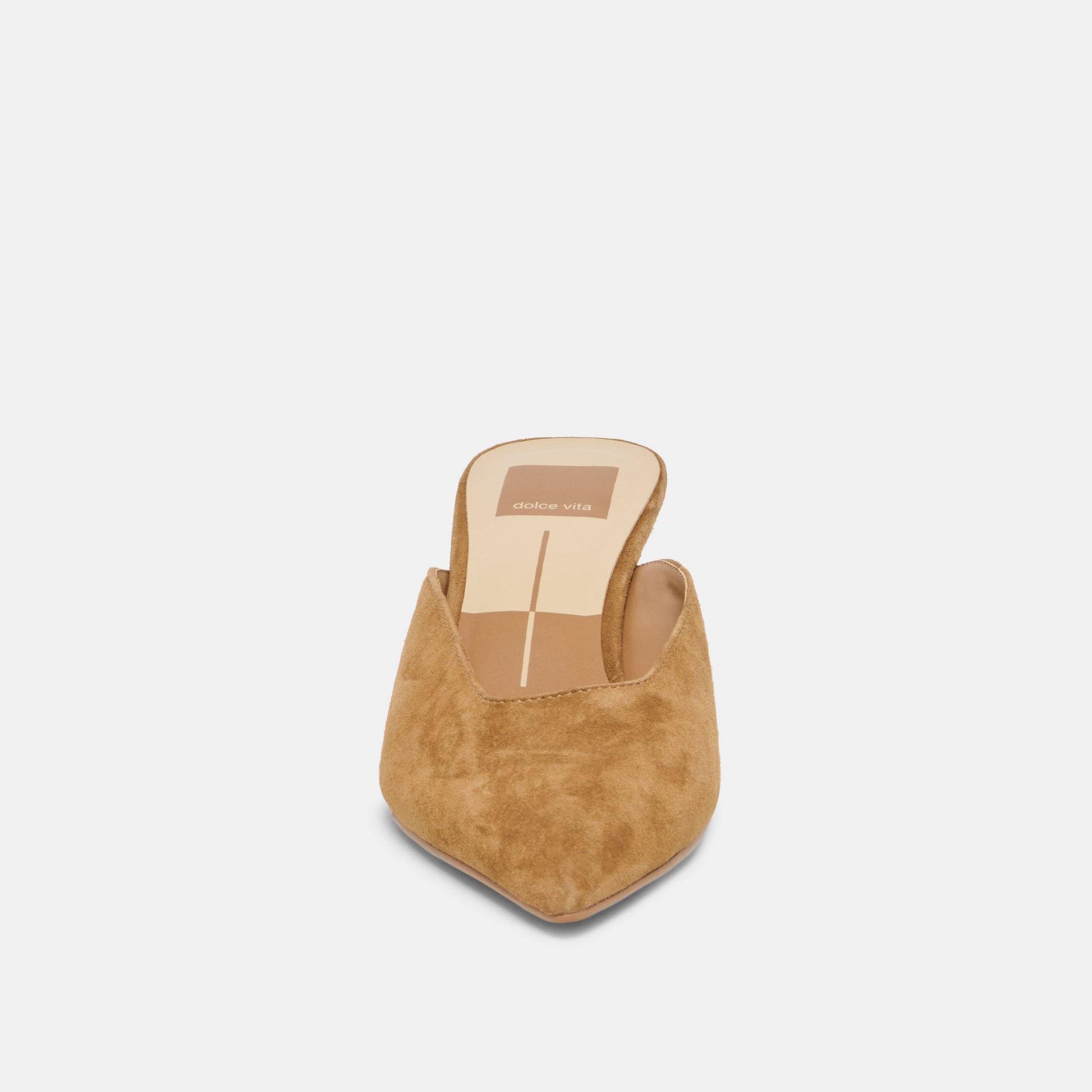 CAMY MULES COGNAC SUEDE