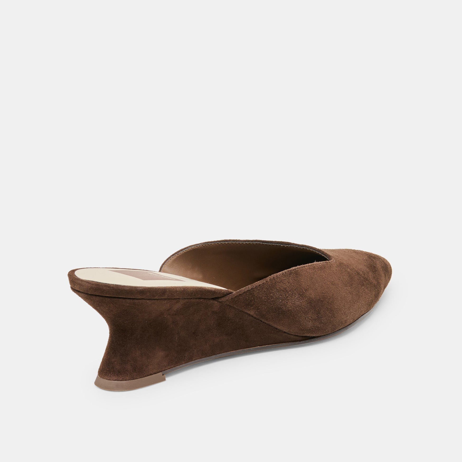 CAMY MULES DK BROWN SUEDE
