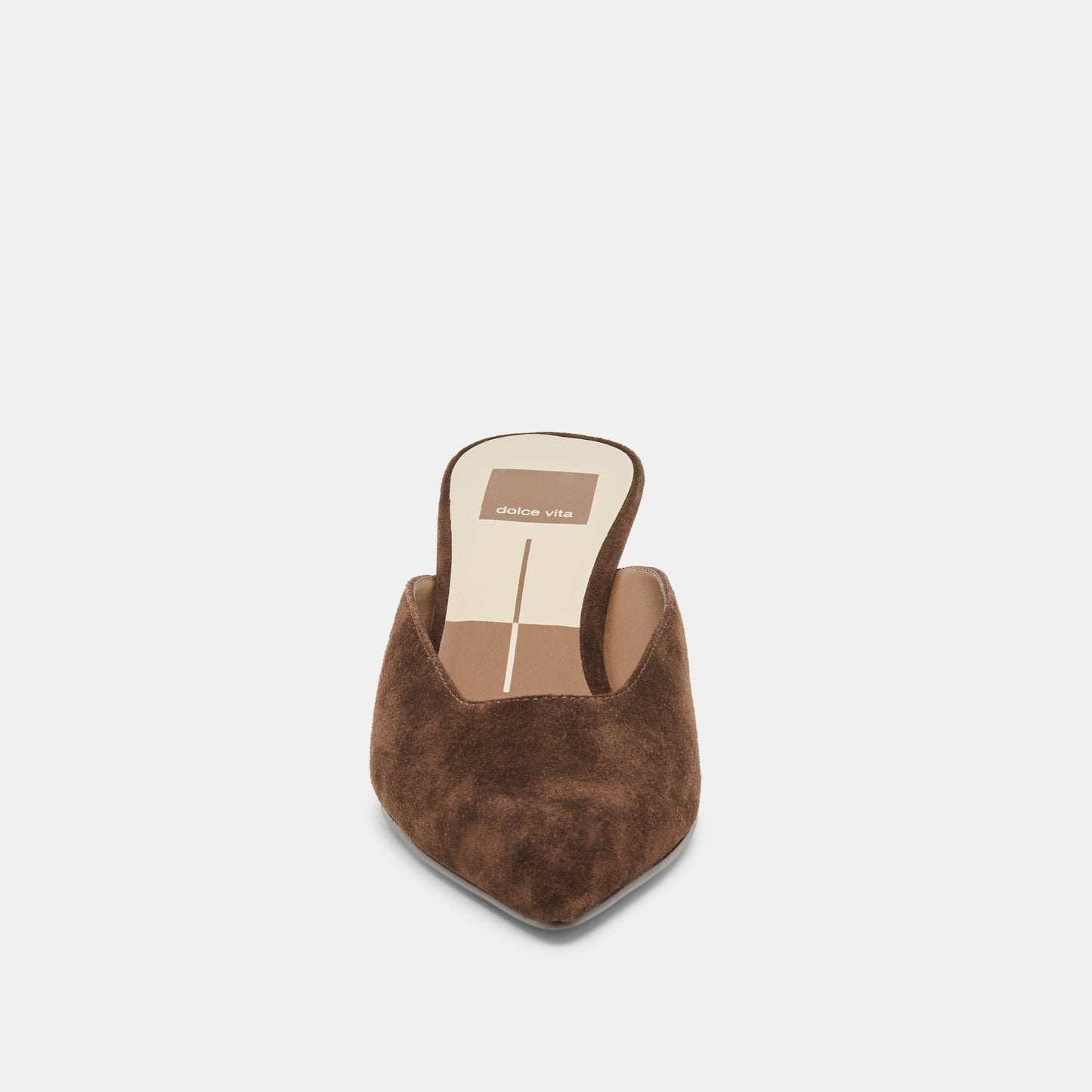 CAMY MULES DK BROWN SUEDE