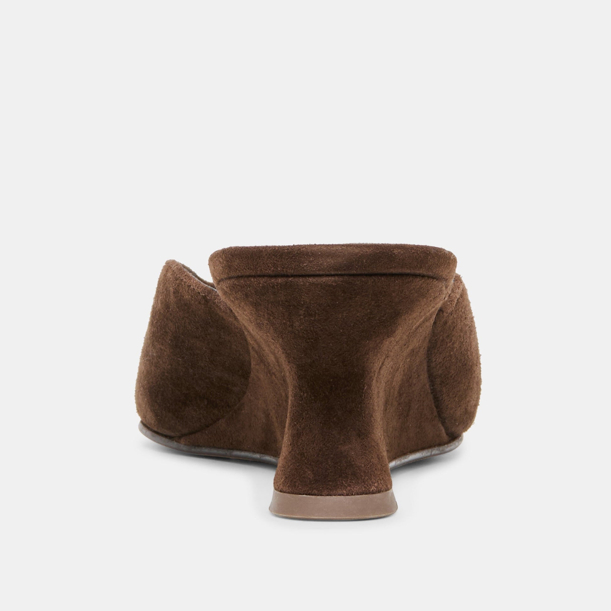 CAMY MULES DK BROWN SUEDE