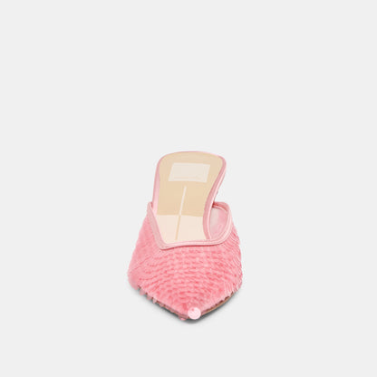 CLEO SEQUIN HEELS LIGHT PINK SEQUIN