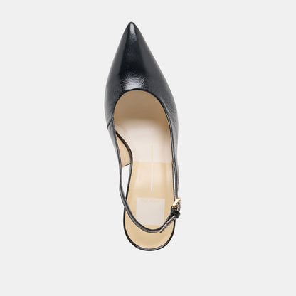ELASI HEELS BLACK LEATHER