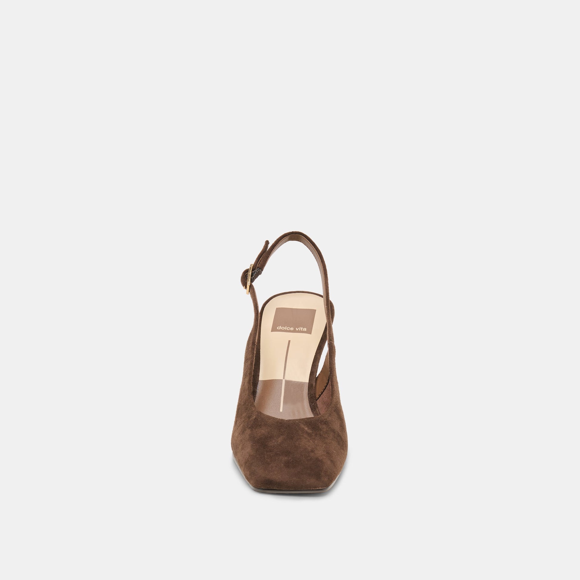 GESSIA HEELS DK BROWN SUEDE