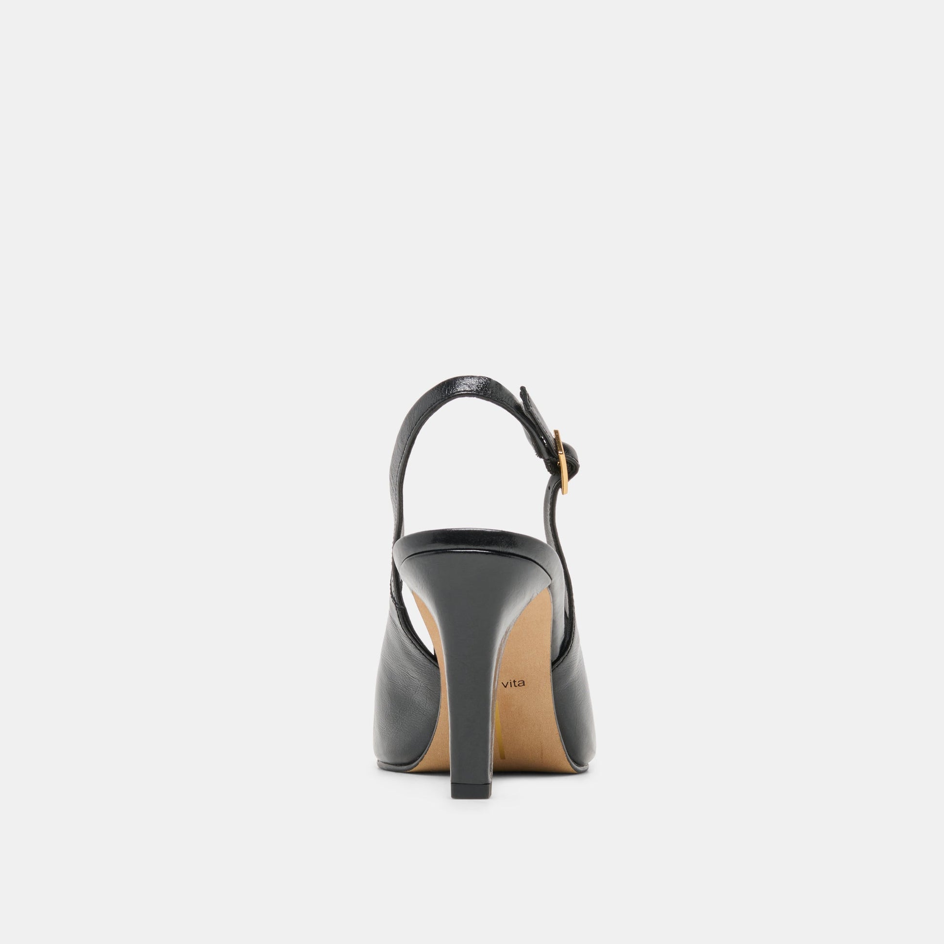 GESSIA HEELS MIDNIGHT LEATHER