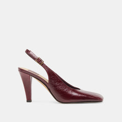 OXBLOOD CRINKLE PATENT