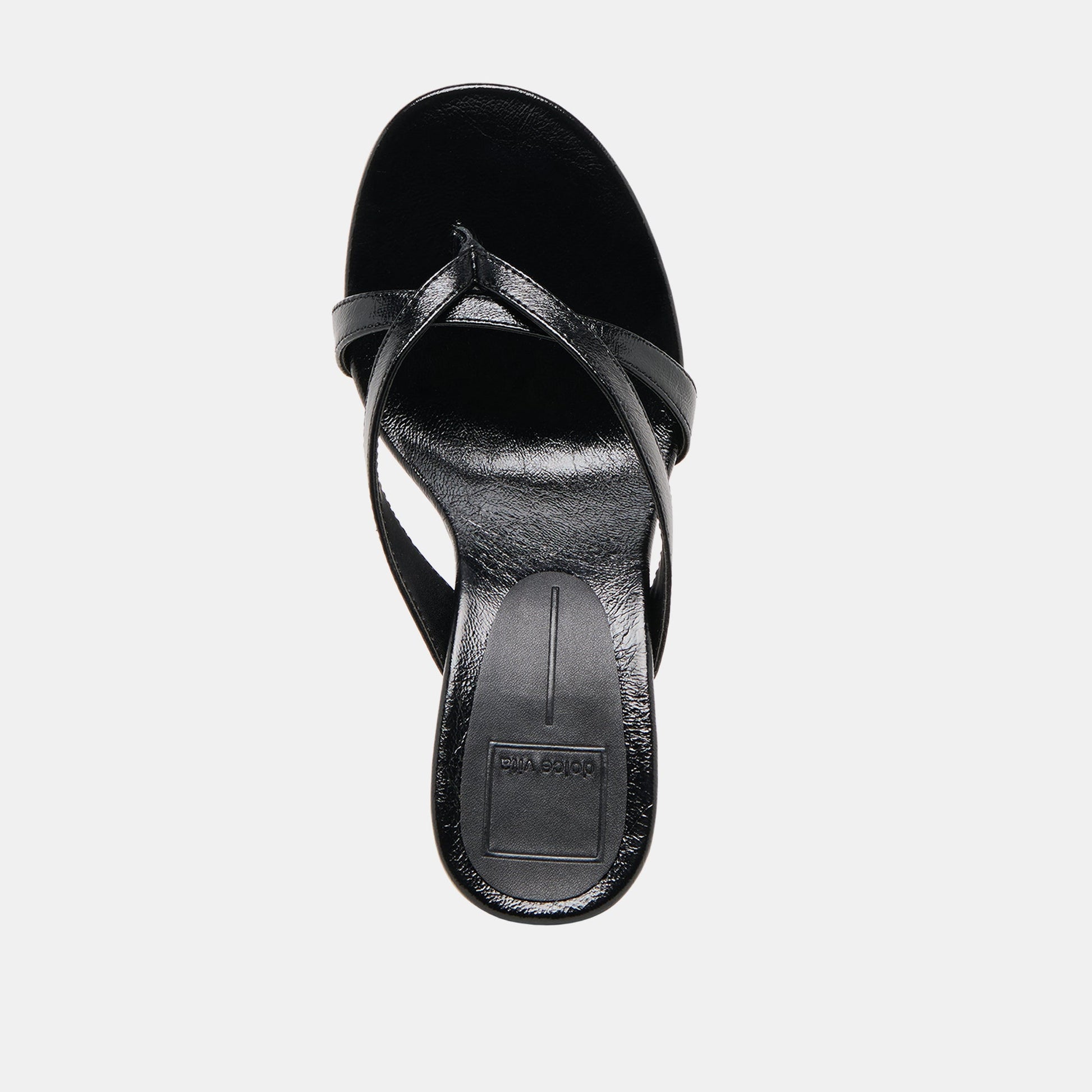 HELAN WEDGES BLACK LEATHER
