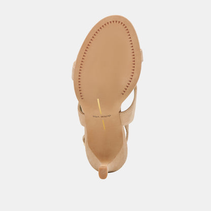 IZELA HEELS BAMBOO SUEDE