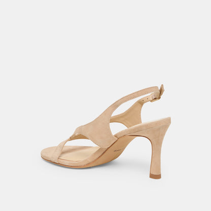 IZELA HEELS BAMBOO SUEDE
