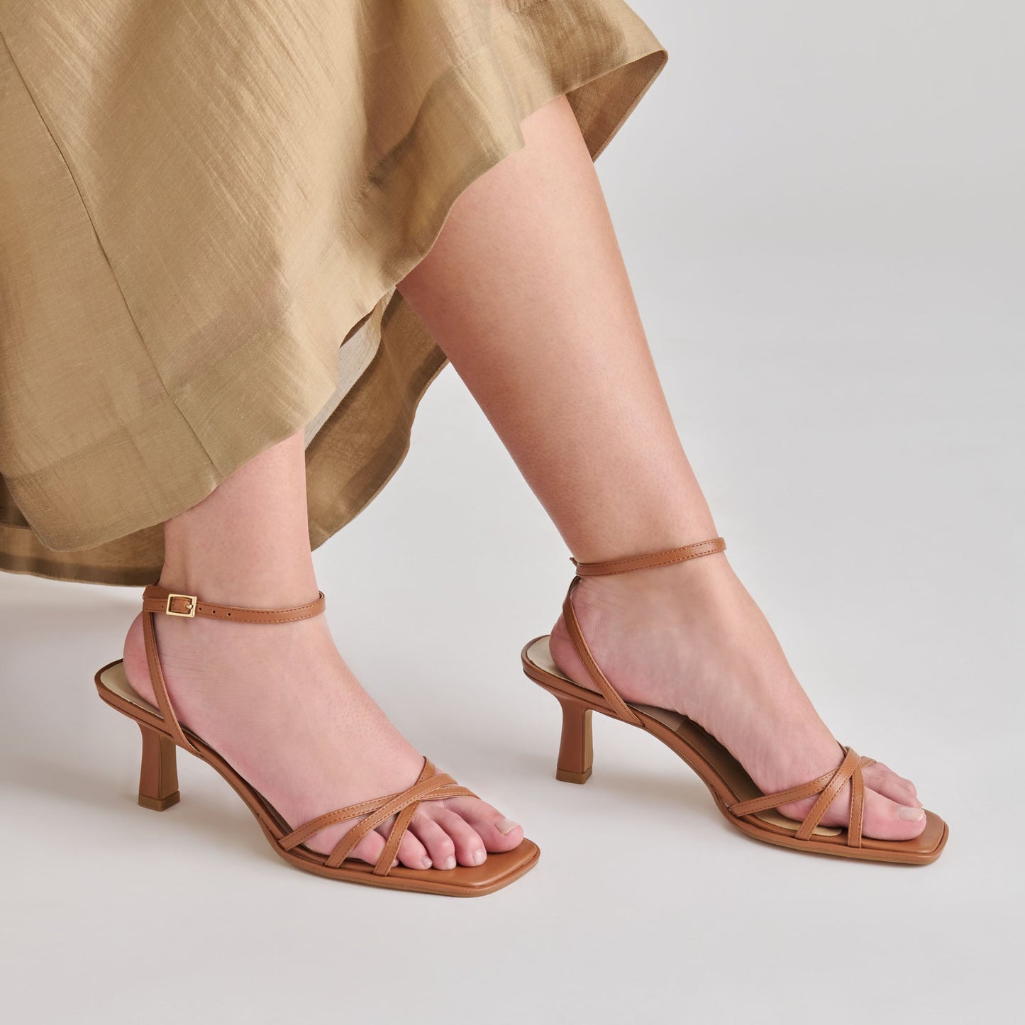 MANJI HEELS SADDLE LEATHER