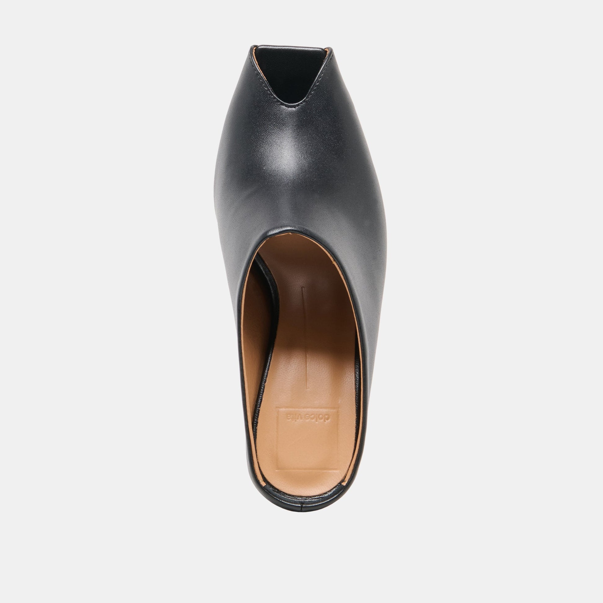 MERY HEELS BLACK LEATHER