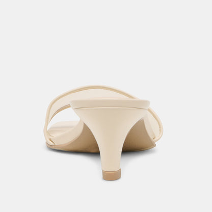 REXA MESH HEELS CREME MESH