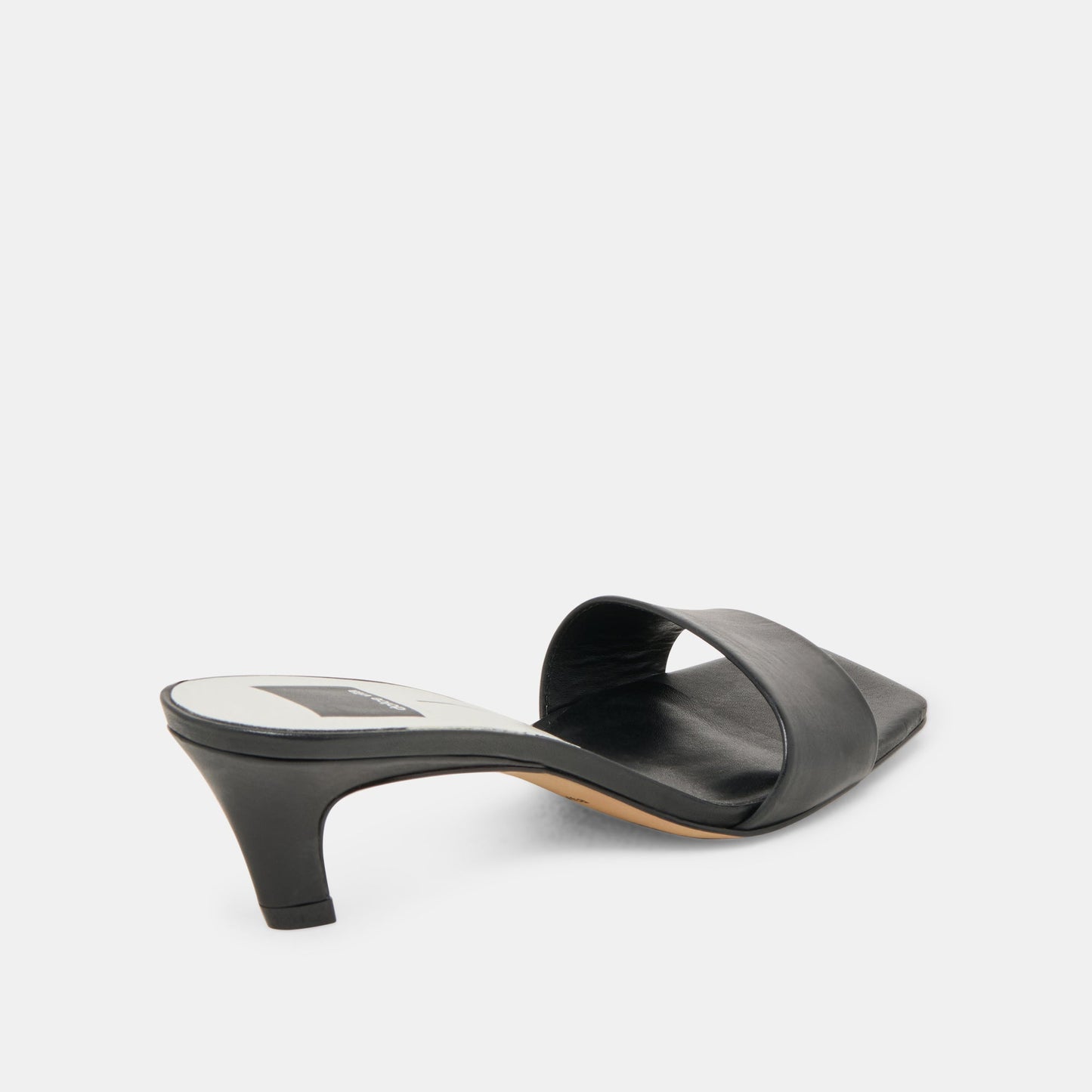 REXA HEELS BLACK LEATHER