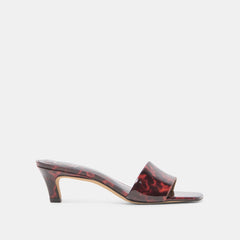 TORTOISE PATENT LEATHER