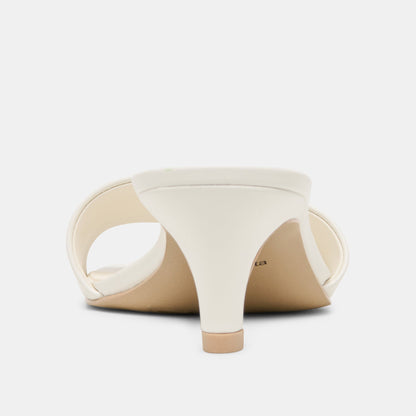 REXA HEELS TRUE WHITE LEATHER