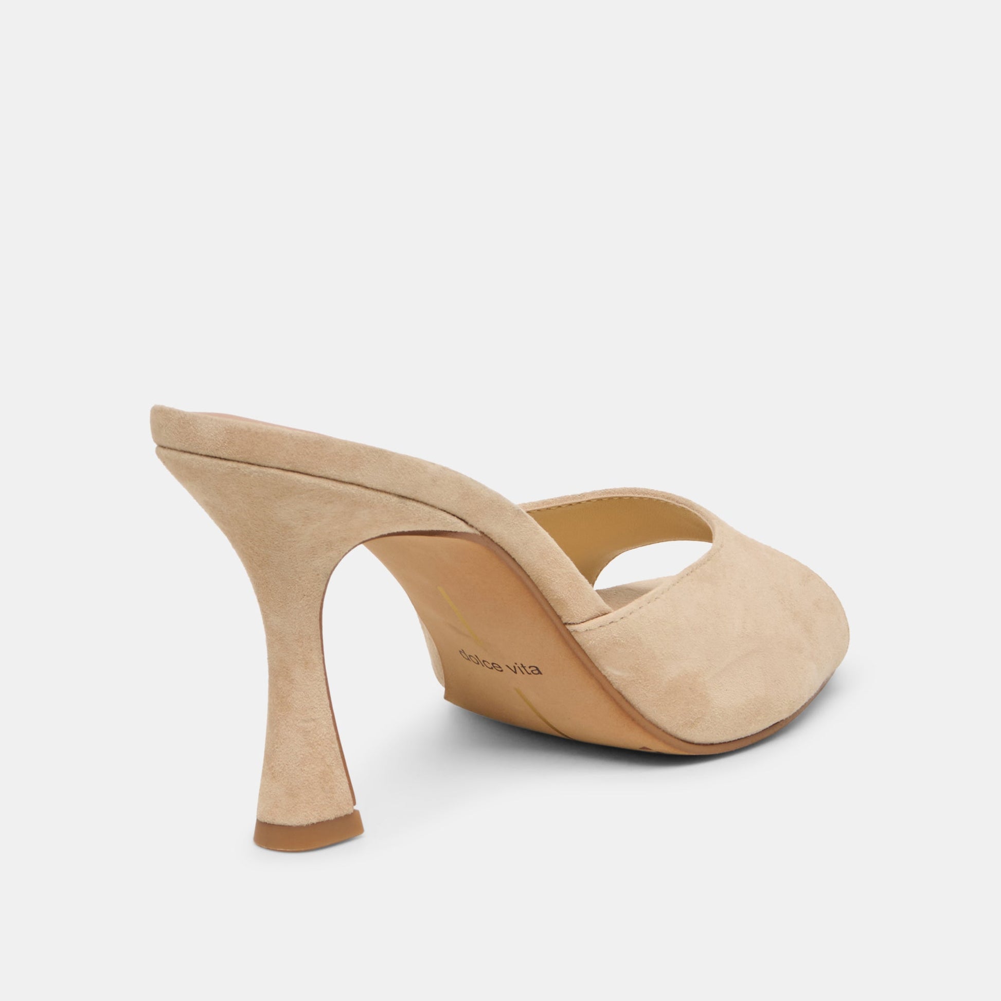 ROSHA HEELS CAMEL SUEDE