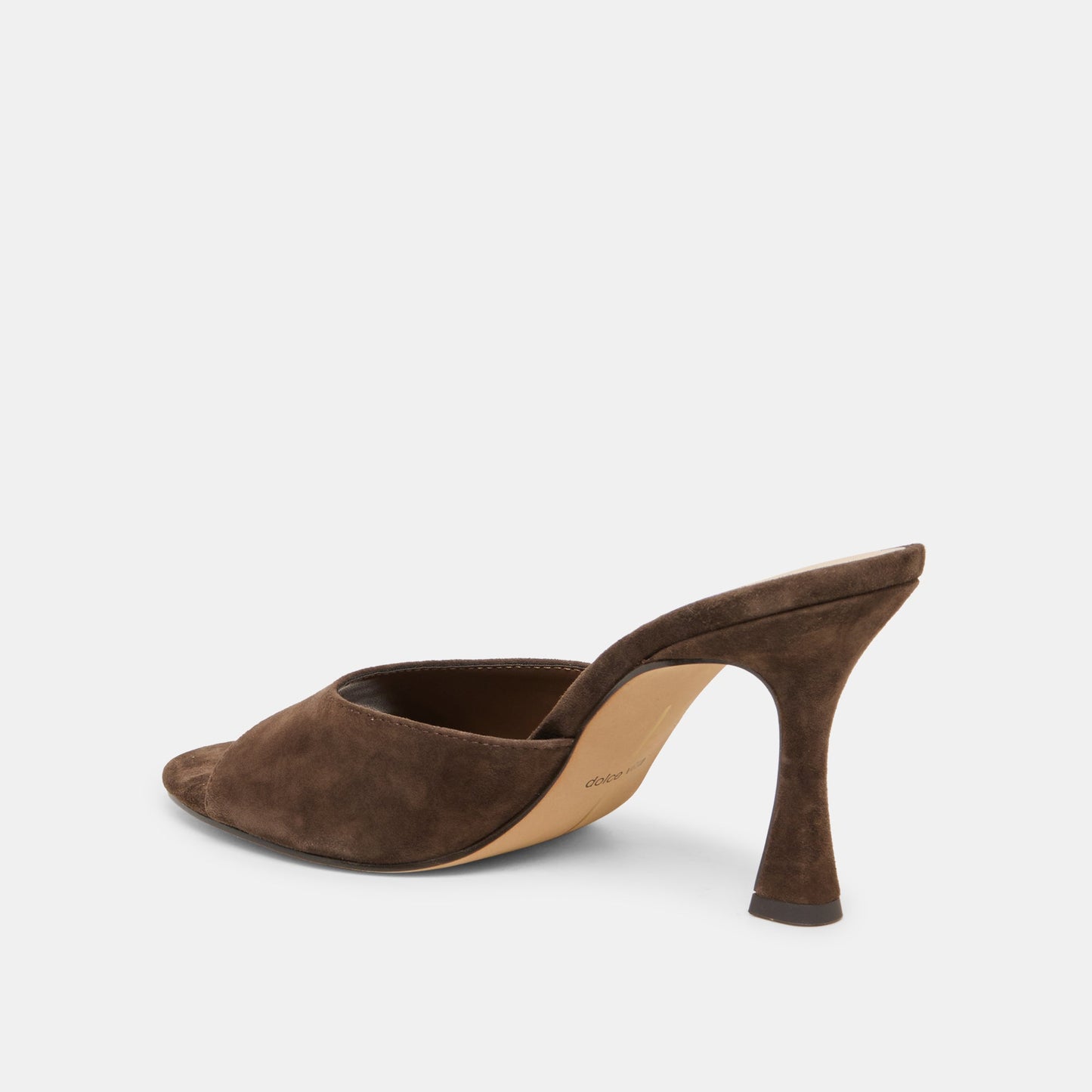 ROSHA HEELS DK BROWN SUEDE