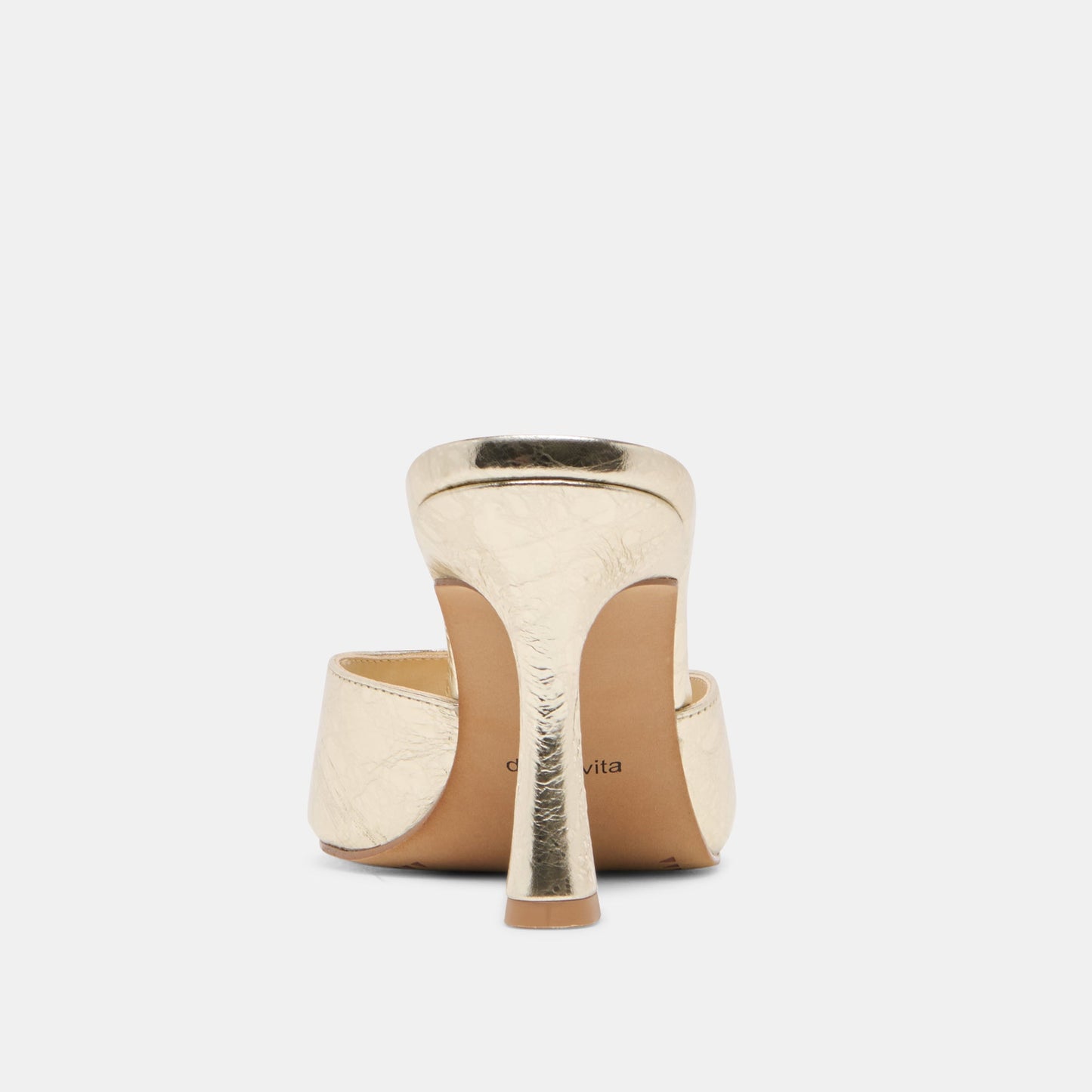 ROSHA HEELS PLATINUM DISTRESSED LEATHER