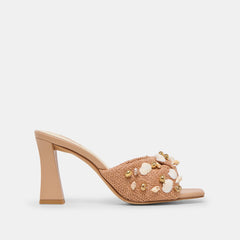 TOFFEE BEADED RAFFIA