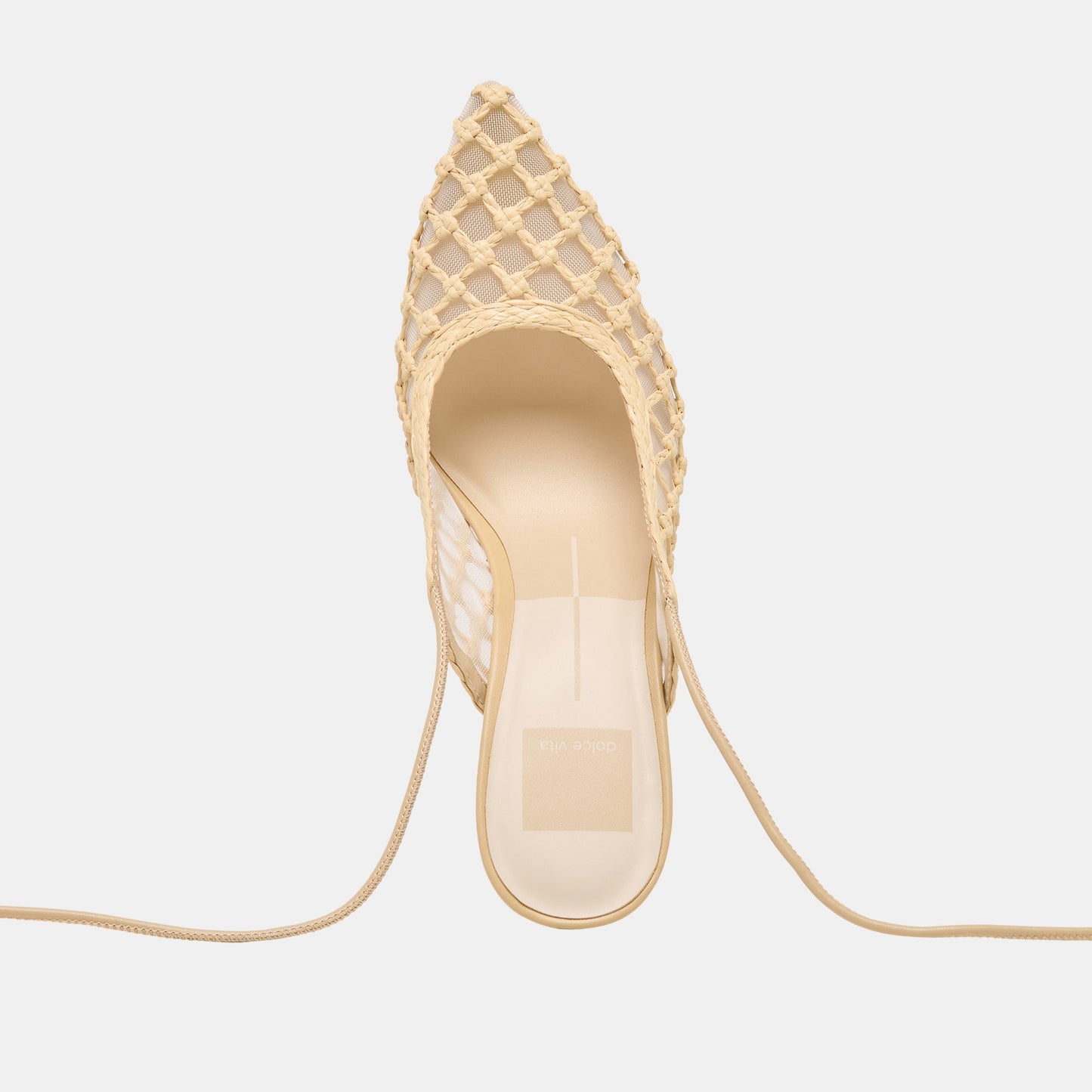 YAEL HEELS LT NATURAL WOVEN RAFFIA