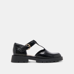 MIDNIGHT CRINKLE PATENT LEATHER