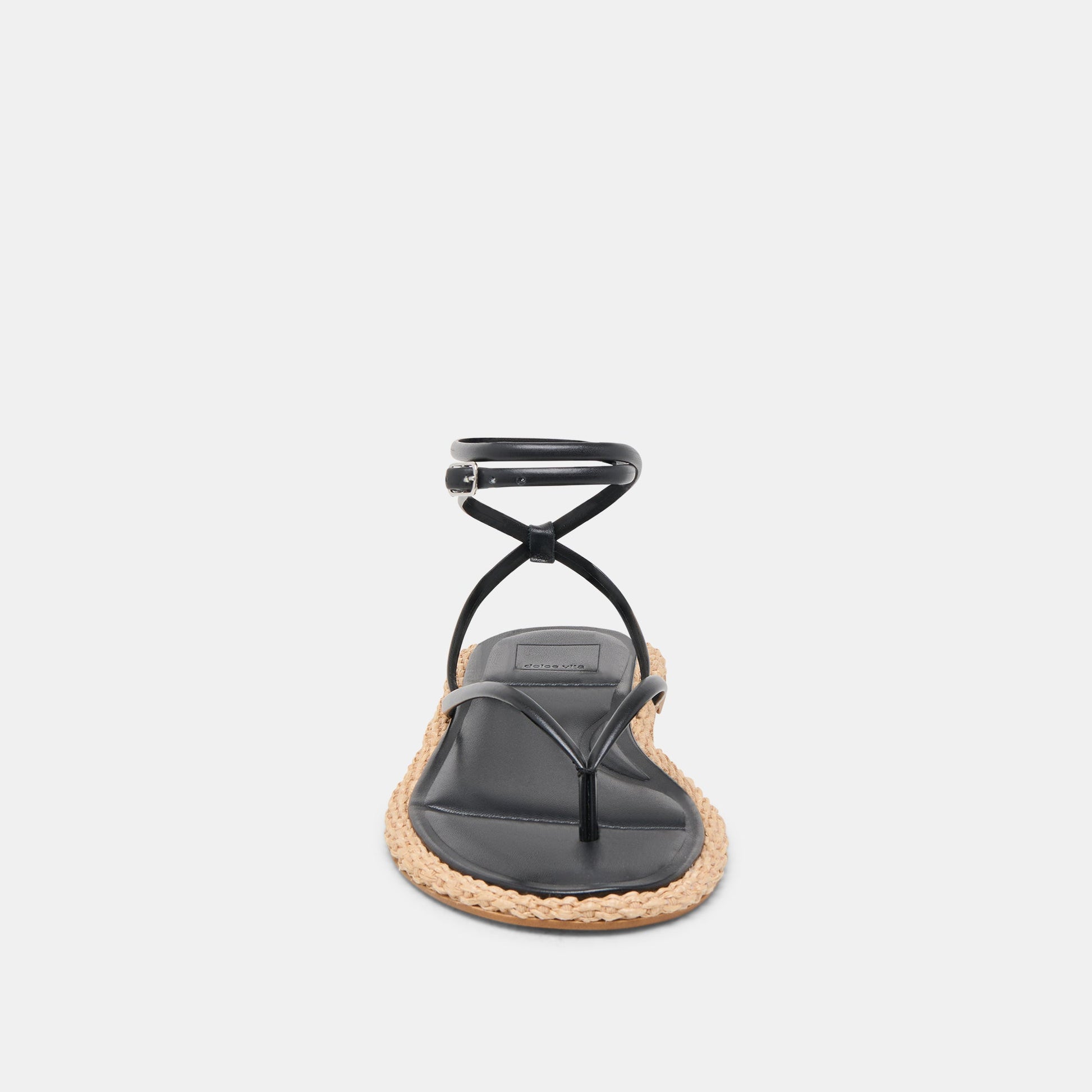 COVE SANDALS BLACK LEATHER