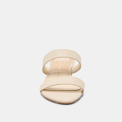 KAMILE SANDALS BONE LEATHER