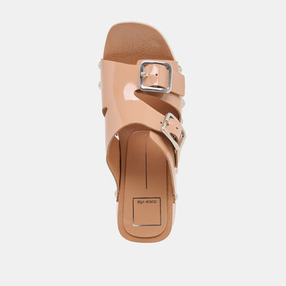 MELODY HEELS TAN LEATHER