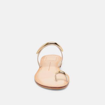 WINK SANDALS BONE LEATHER