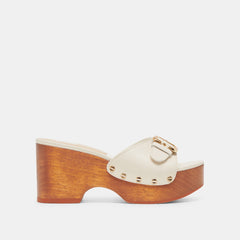 OFF WHITE LEATHER