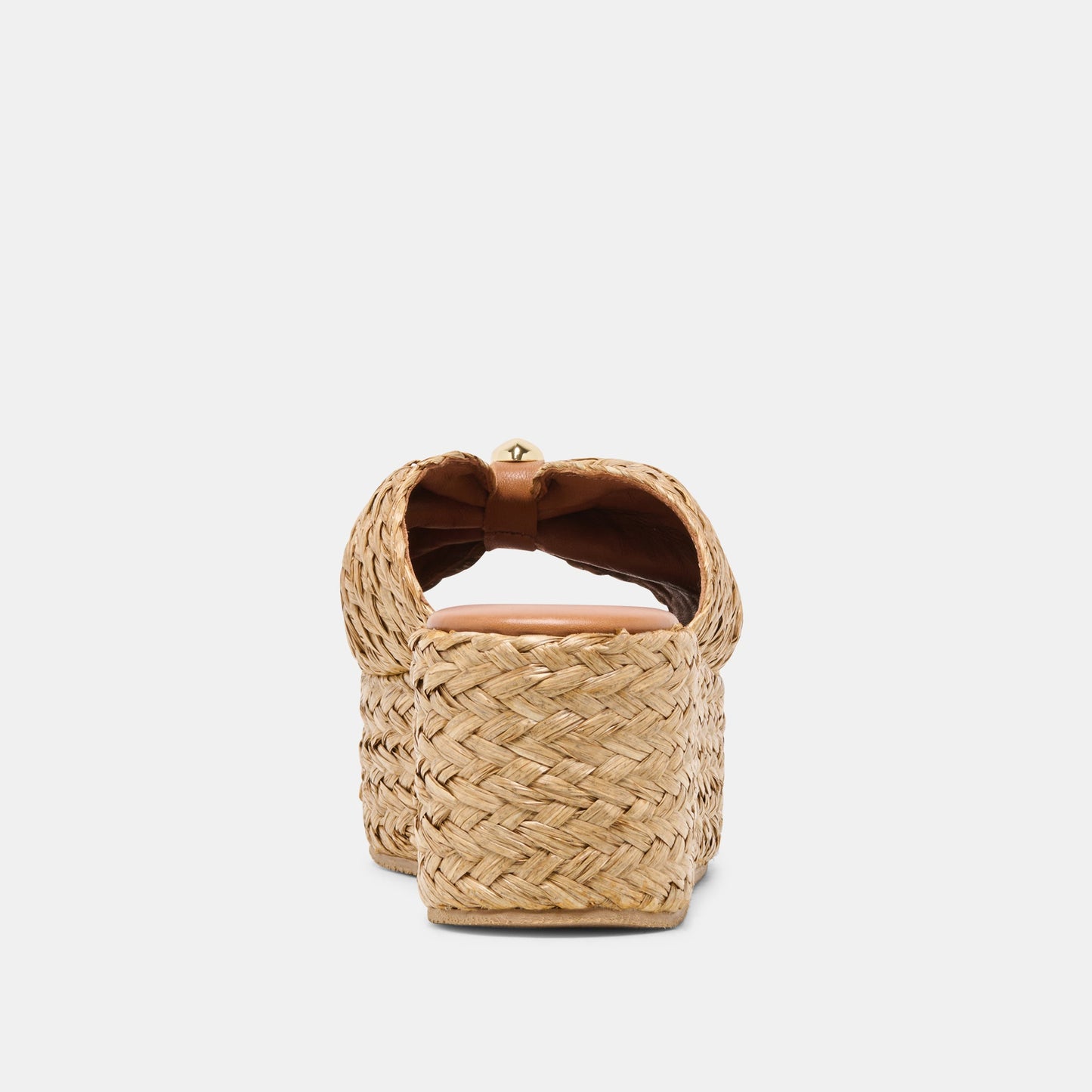 BARRIO WEDGES NATURAL RAFFIA
